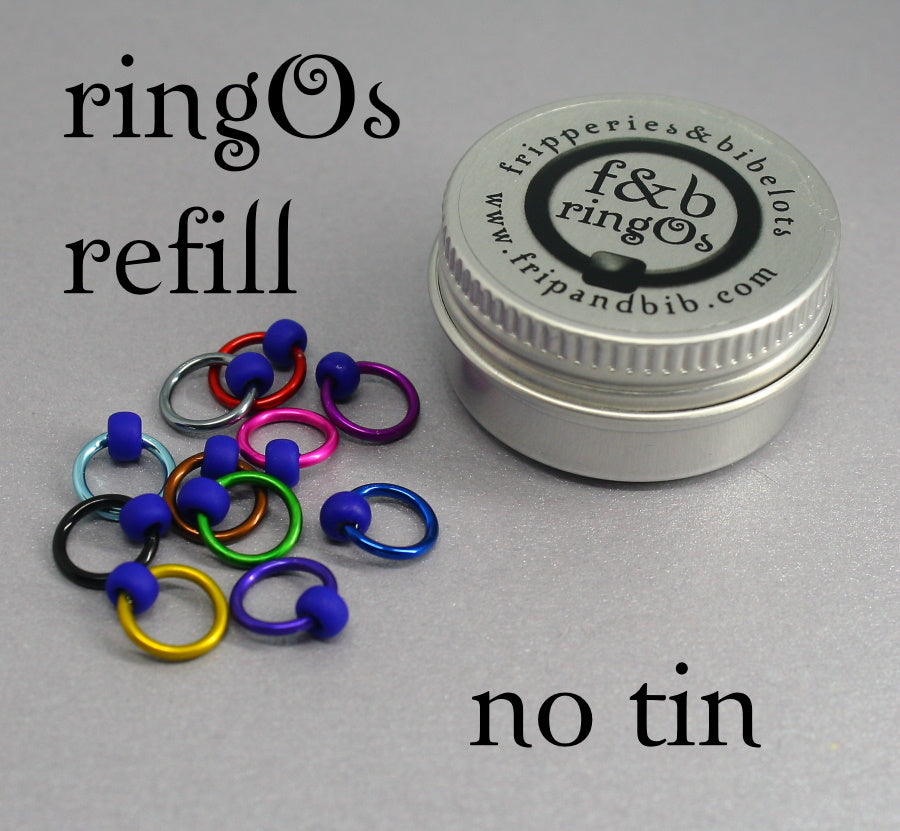ringOs REFILL ~ Mind The Gap ~ Snag Free Ring Stitch Markers for Knitting