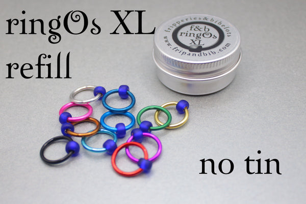 ringOs XL Mind The Gap - Snag-Free Ring Stitch Markers for Knitting