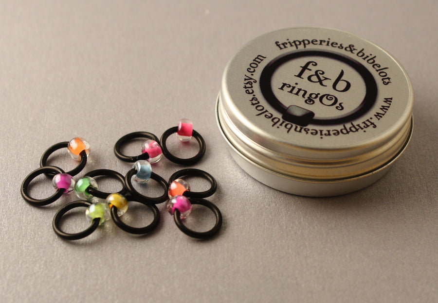 ringOs Neon ~ Snag Free Ring Stitch Markers for Knitting