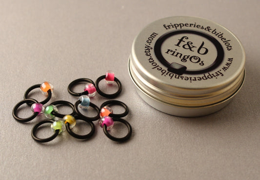 ringOs Neon ~ Snag Free Ring Stitch Markers for Knitting