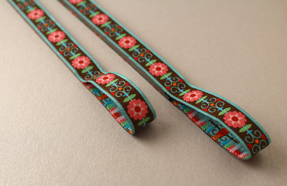 Pink Flowers Pattern Safe Magnetic Chart Reader for Knitting and Crafts