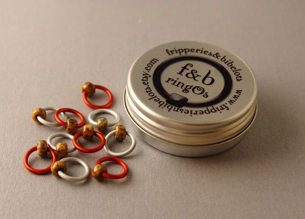ringOs Popcorn ~ Snag Free Ring Stitch Markers for Knitting