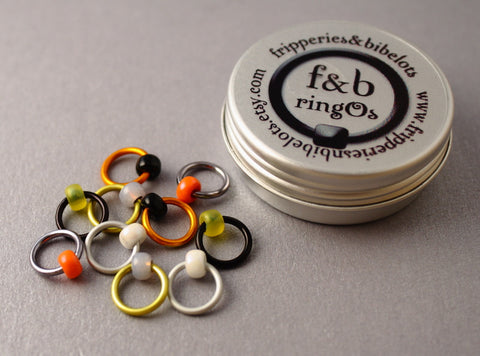 ringOs Puffin ~ Snag Free Ring Stitch Markers for Knitting
