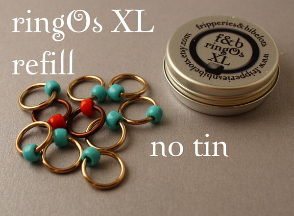 ringOs XL Robin's Nest - Snag-Free Ring Stitch Markers for Knitting
