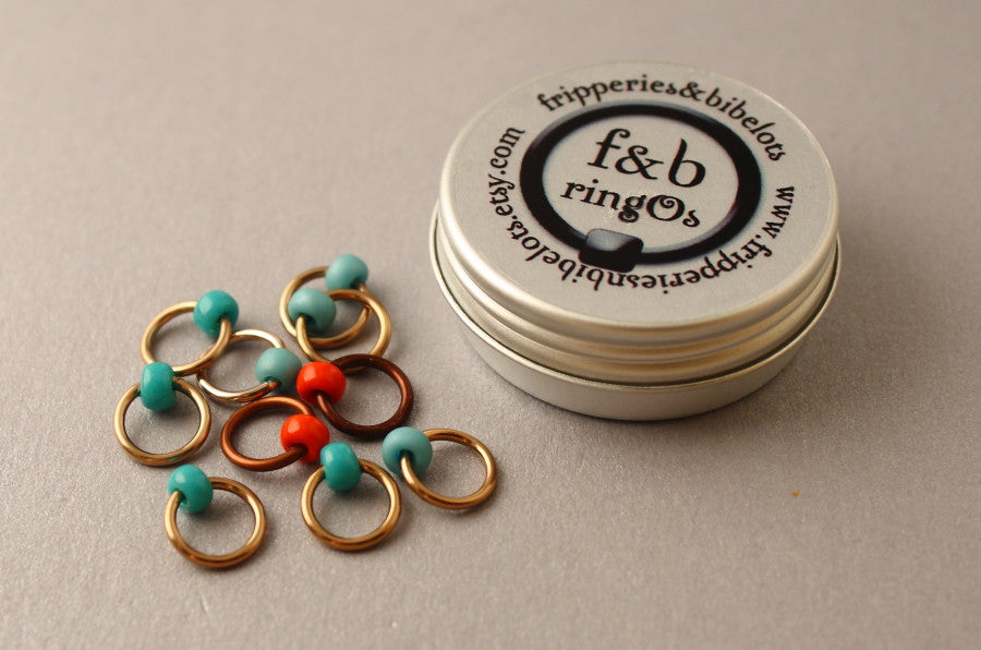 ringOs Robin's Nest ~ Snag Free Ring Stitch Markers for Knitting