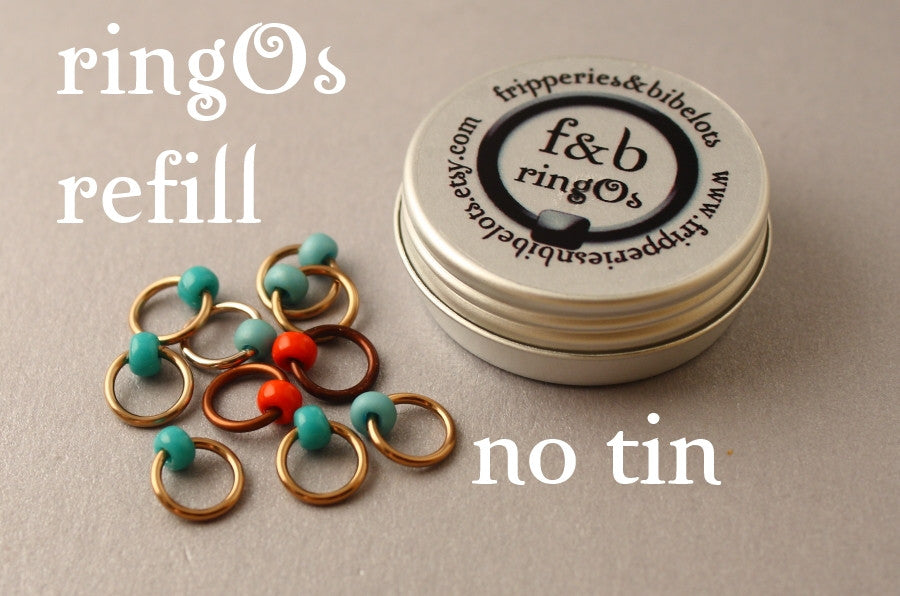 ringOs REFILL ~ Robin's Nest ~ Snag Free Ring Stitch Markers for Knitting