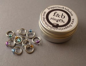 ringOs Serenity~ Snag Free Ring Stitch Markers for Knitting