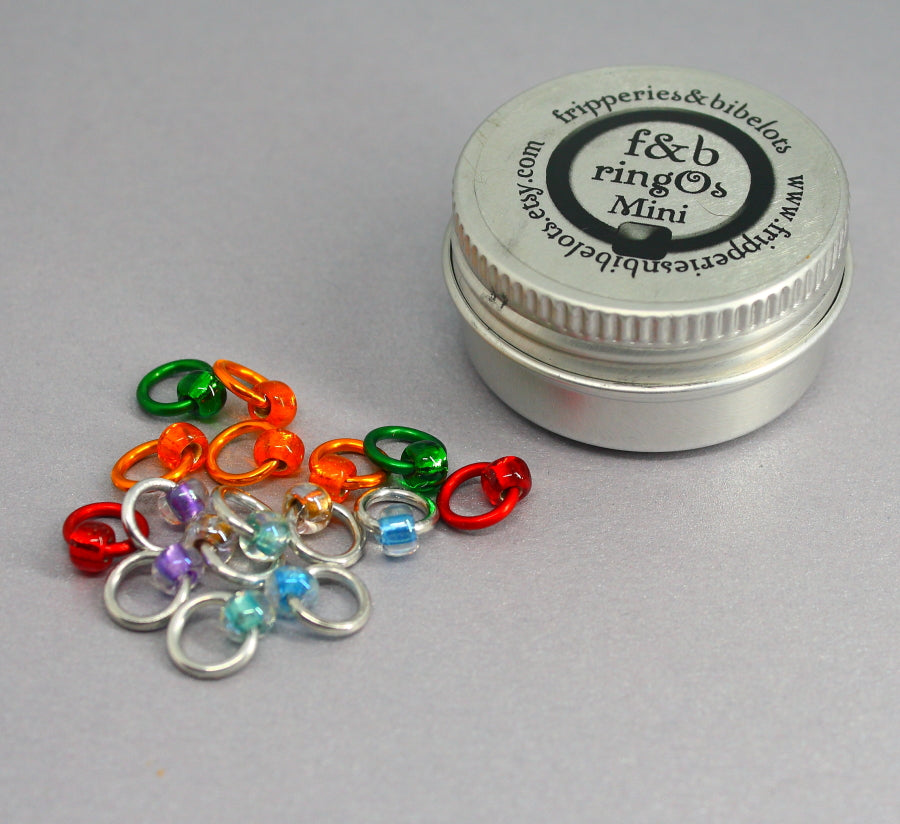 ringOs Mini Serenity - Snag-Free Ring Stitch Markers for Sock Knitting