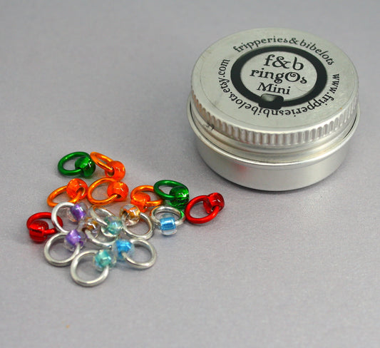 ringOs Mini Serenity - Snag-Free Ring Stitch Markers for Sock Knitting