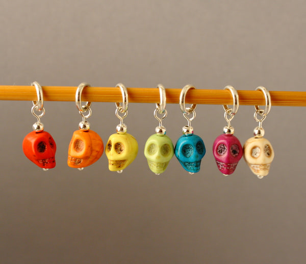 A Little Skullduggery Stitch Markers for Knitting and Crochet
