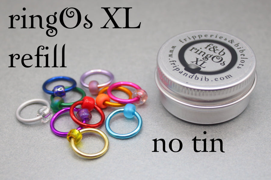 ringOs XL Spectrum - Snag-Free Ring Stitch Markers for Knitting