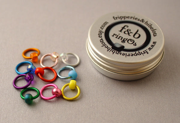 ringOs Spectrum ~ Snag Free Ring Stitch Markers for Knitting