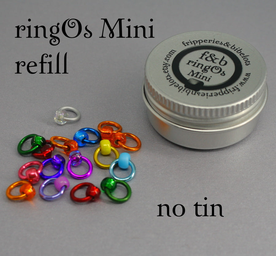 ringOs Mini Spectrum - Snag-Free Ring Stitch Markers for Sock Knitting