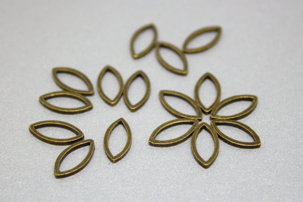 Simple Solid Snag-Free Mini Petal Ring Stitch Markers for Knitting