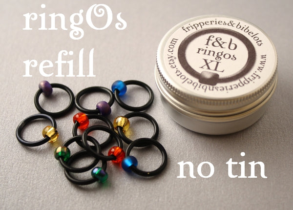 ringOs XL Stained Glass Window - Snag-Free Ring Stitch Markers for Knitting