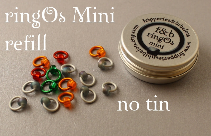 ringOs Mini Stormy Weather - Snag-Free Ring Stitch Markers for Sock Knitting