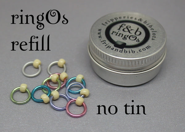 ringOs Sugared Almonds ~ Snag Free Ring Stitch Markers for Knitting
