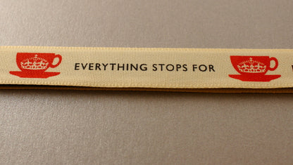 Everything Stops for Tea Pattern Safe Magnetic Chart Reader for Knitting and Crafts