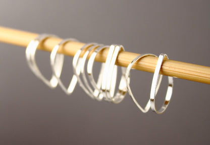 Simple Solid Snag-Free Raindrop Ring Stitch Markers for Knitting
