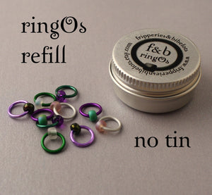 ringOs REFILL ~ Thistle ~ Snag Free Ring Stitch Markers for Knitting